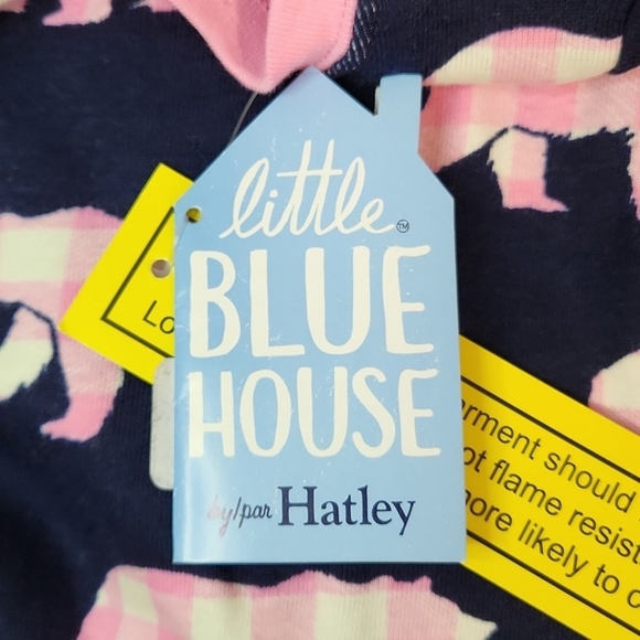 🔥FINAL💲⬇️Hatley/Little Blue House Cotton Pink Plaid Bears Kids PJ's, SZ 4*~NWT - Picture 7 of 12
